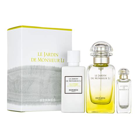 le jardin de m li hermes|hermes jardin perfume set.